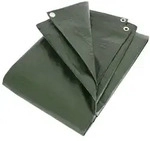 Zill Schutzplane PE Holzabdeckplane Gewebeplane gr&uuml;n 210 g, m2 (St&uuml;ck) gr&uuml;n...