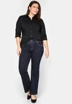 Sheego Klassische Bluse Hemdbluse Langarm