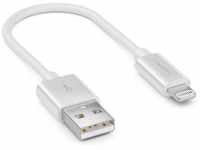 deleyCON deleyCON 0,15m Lightning 8 Pin USB Ladekabel Datenkabel MFI...
