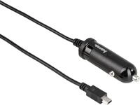 Hama Hama Mini USB Kfz-Ladekabel 2,4 A, &Uuml;berladungsschutz schwarz