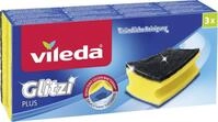 Vileda Schwamm Glitzi Plus Topfreiniger, mit Antibac-Effekt gegen Bakterien