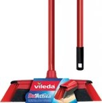 Vileda Abziehbesen Besen Duactive B&uuml;rste mit Stiel 130cm, (1-tlg)