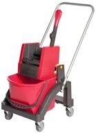 Vermop Putzwagen VERMOP Reinigungswagen Aquva 17l-Eimer inkl. Presse