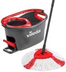 Vileda Bodenwischer-Set Turbo Easy Wring & Clean, ideal f&uuml;r Laminat, Parkett,