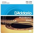 Daddario Saiten, EZ940 10-50 12-string 85/15 American Bronze Light -