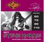 Rotosound Saiten, (Bass Saiten SH77 50-110 Flat Steve Harris Monel Flatwound), Bass