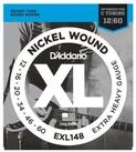 Daddario Saiten, E-Git. EXL148 12-60 C-Tuning Nickel Wound Saiten - E-Gitarrensaiten