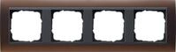 GIRA Klemmen Gira Abdeckrahmen 4f.opak dbr 021413