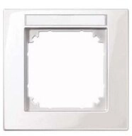 merten Etiketten Merten M-PLAN-Rahmen 1f. pws/gl beschriftbar 514119