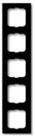 Busch-Jaeger Busch-Jaeger Rahmen 5-fach schwarz matt, f.lin. 1725-885K