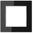 JUNG Klemmen Jung Glasrahmen 1-fach sw AC 581 GL SW