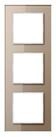 JUNG Schalter Jung Glasrahmen 3fach champ waage-/senkrecht AC 583 GL CH