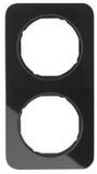 Berker Klemmen Berker Rahmen Glas/sw 10122116