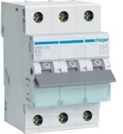 Hager Schalter Hager Leitungsschutzschalter 3pol. B-16A, 6kA MBN316