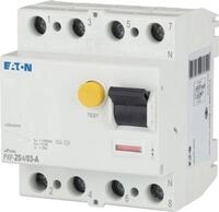 EATON Stromsto&szlig;schalter Eaton FI-Schutzschalter PXF-25/4/03-A