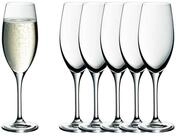 WMF Sektglas EasyPlus Champagnerkelche, 6 St&uuml;ck, 6-tlg., Kristallglas, Kristallglas,