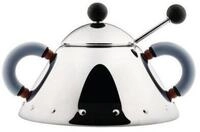 Alessi Zuckerdose 9097, Edelstahl, Polyamid, mit L&ouml;ffel