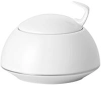 Rosenthal Zuckerdose TAC Gropius Platin Zuckerdose 6 P., Porzellan
