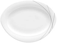 Servierplatte Seltmann Weiden Trio Highline Beilagenplatte 25cm, Porzellan, (Packung)