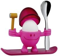 WMF Eierbecher mit L&ouml;ffel MC EGG, &Oslash; 5,5 cm, Pink, Kunststoff, Cromargan...