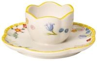 Villeroy & Boch Eierbecher Spring Awakening Eierbecher mit Unterteller