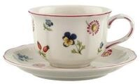 Villeroy & Boch Tasse Petite Fleur Teetasse mit Untertasse 130 ml, 1-tlg.,...