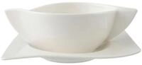 Villeroy & Boch Suppenschale New Wave Suppentasse mit Untertasse 2tlg, Premium