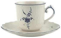 Villeroy & Boch Tasse Vieux Luxembourg Kaffeetasse mit Untertasse 120 ml,...