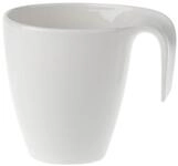 Villeroy & Boch Becher Flow Becher mit Henkel 0,34 l, Premium Porcelain