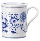 Hutschenreuther Becher Blau Zwiebelmuster Becher mit Henkel 0,3&nbsp;l, Porzellan,...