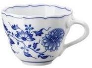 Hutschenreuther Tasse Blau Zwiebelmuster Kaffeetasse 210 ml, Porzellan