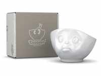 FIFTYEIGHT 3D Schmollende Gesichtertasse in weiß 500 ml