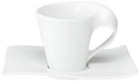 Villeroy & Boch Tasse NewWave Espressotasse mit Untertasse 80 ml, 1-tlg.,...