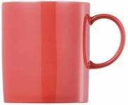 Thomas Porzellan Becher Sunny Day New Red Becher mit Henkel 0,3 l, Porzellan, Tassen