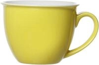 Ritzenhoff & Breker Tasse Doppio Jumbo Sonnengelb 350 ml, Porzellan