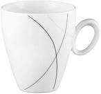 Seltmann Weiden Becher TRIO, Becher, Wei&szlig;, Schwarz, Grau, 300 ml, Porzellan