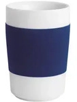 KAHLA Becher touch! henkelloser Becher mit Samt-Banderole, 1-tlg., Porzellan, Made in