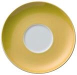 Thomas Porzellan Untertasse Sunny Day Yellow Cappuccino-Untertasse 16,5 cm,