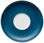 Thomas Porzellan Untertasse Sunny Day Petrol Cappuccino-Untertasse 16,5 cm,