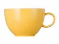 Thomas Porzellan Tasse Sunny Day Yellow Tee-/Kombi-Obertasse 0,20 l, Porzellan