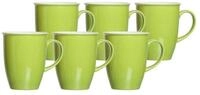 Ritzenhoff & Breker Becher Doppio Kaffeebecher 320 ml 6er Set, 6-tlg., Porzellan