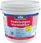 S&Ouml;LL Algenbek&auml;mpfung S&ouml;ll Algenentferner 1 Kg Fadenalgen Vernichter f&uuml;r 32 Qbm