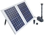 Pontec Springbrunnenpumpe Pontec PondoSolar 1600 Solar-Pumpenset schwarz