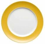 Thomas Porzellan Speiseteller Sunny Day Yellow Speiseteller 27 cm, Teller Flach