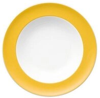 Thomas Porzellan Suppenteller Sunny Day Yellow Suppenteller 23 cm, Teller Tief