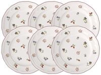 Villeroy & Boch Teller-Set Petite Fleur Fr&uuml;hst&uuml;cksteller 21cm Set6, Premium