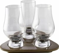 St&ouml;lzle Whiskyglas Glencairn Glass, 3-tlg., Kristallglas, H&ouml;he 11,5 cm, Inhalt 190