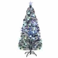 vidaXL K&uuml;nstlicher Weihnachtsbaum, Vorbeleuchteter Weihnachtsbaum mit St&auml;nder...