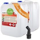 H&ouml;fer Chemie GmbH Bioethanol 2x 10 L FLAMBIOL&reg; Bioethanol 100% Hochrein, 20 l,