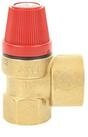 Caleffi Absperrventil Membran-Sicherheitsventil 1/2 Zoll Druckstufe 2,5 bar bis 10,0